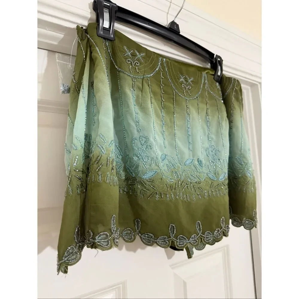 Free People Lala Beaded Skort